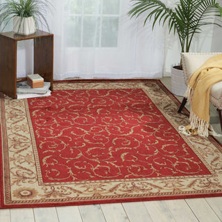 Nourison Somerset ST02 Red Area Rug Room Image