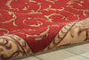 Nourison Somerset ST02 Red Area Rug Detail Image
