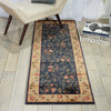Nourison Somerset ST05 Navy Area Rug Room Image