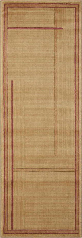 Nourison Somerset ST17 Gold Area Rug 2' X 5'9'' Runner