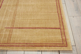 Nourison Somerset ST17 Gold Area Rug Detail Image