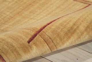 Nourison Somerset ST17 Gold Area Rug Detail Image