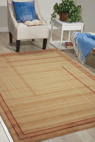 Nourison Somerset ST17 Gold Area Rug Room Image