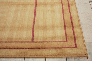 Nourison Somerset ST17 Gold Area Rug Detail Image