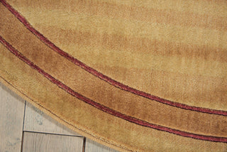 Nourison Somerset ST17 Gold Area Rug Corner Image