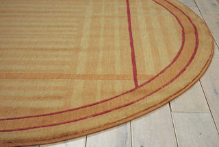 Nourison Somerset ST17 Gold Area Rug Detail Image