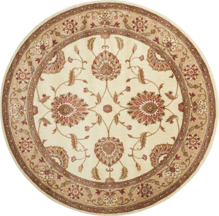 Nourison Somerset ST60 Ivory Area Rug 5' 6'' Round