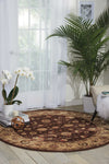 Nourison Somerset ST62 Brown Area Rug Room Image Feature
