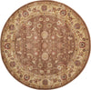 Nourison Somerset ST62 Taupe Area Rug 5' 6'' Round