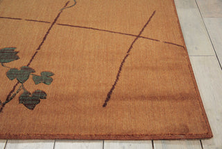 Nourison Somerset ST70 Gold Area Rug Detail Image