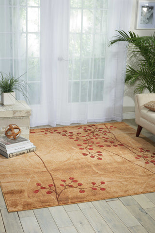 Nourison Somerset ST74 Latte Area Rug Room Image