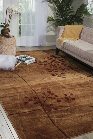 Nourison Somerset ST74 Latte Area Rug Room Image