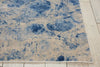Nourison Somerset ST745 Blue Area Rug Detail Image