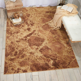 Nourison Somerset ST745 Latte Area Rug Room Image Feature