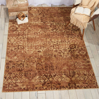 Nourison Somerset ST757 Latte Area Rug Room Image Feature