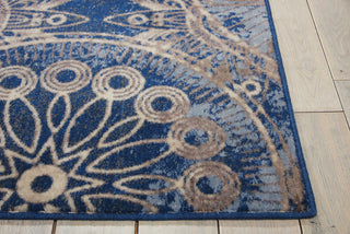 Nourison Somerset ST764 Denim Area Rug Detail Image