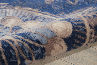 Nourison Somerset ST764 Denim Area Rug Detail Image