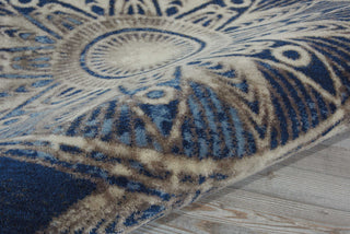 Nourison Somerset ST764 Denim Area Rug Detail Image