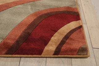 Nourison Somerset ST81 Multicolor Area Rug Corner 