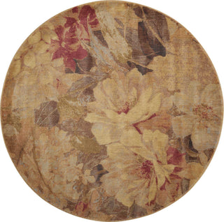 Nourison Somerset ST83 Multicolor Area Rug Round