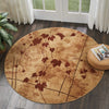 Nourison Somerset ST70 Latte Area Rug Room Image