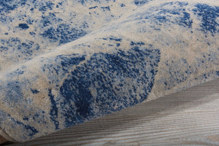 Nourison Somerset ST745 Blue Area Rug Detail Image