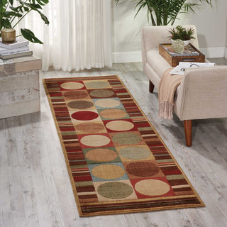 Nourison Somerset ST80 Multicolor Area Rug Room Image Feature