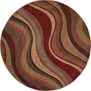 Nourison Somerset ST81 Multicolor Area Rug Round