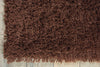 Nourison Splendor SPL1 Chocolate Area Rug Corner Image