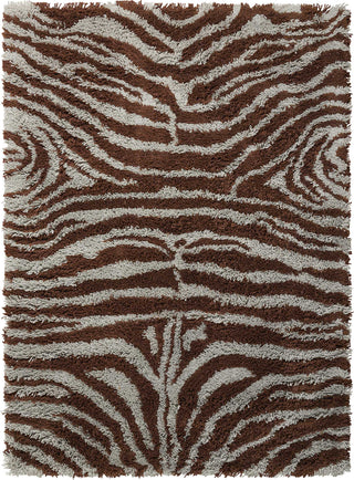 Nourison Splendor SPL17 Aqua Brown Area Rug