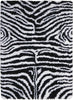 Nourison Splendor SPL17 Black White Area Rug 5' X 7'
