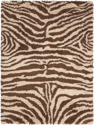 Nourison Splendor SPL17 Ivory Brown Area Rug Main Image