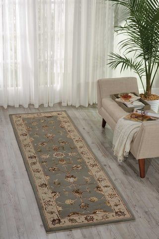 Nourison Serenade SRD01 Seafoam Area Rug by Michael Amini Room Image Feature