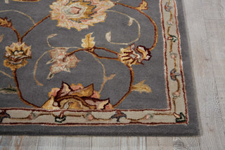 Nourison Serenade SRD02 Slate Area Rug by Michael Amini Detail Image