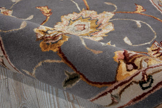 Nourison Serenade SRD02 Slate Area Rug by Michael Amini Detail Image