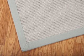 Nourison Sisal Soft SSF40 Stone Area Rug 5' X 8' Corner Shot