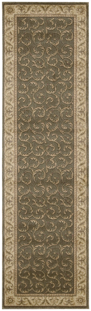 Nourison Somerset ST02 Khaki Area Rug 3' X 8'