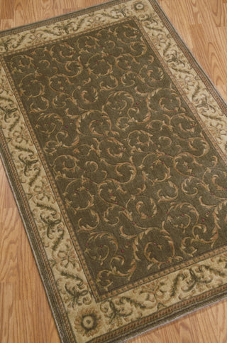 Nourison Somerset ST02 Khaki Area Rug 4' X 6' Floor Shot