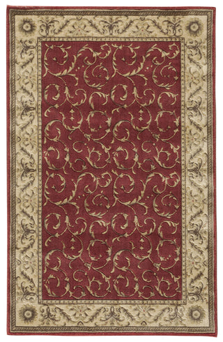 Nourison Somerset ST02 Red Area Rug 4' X 6'