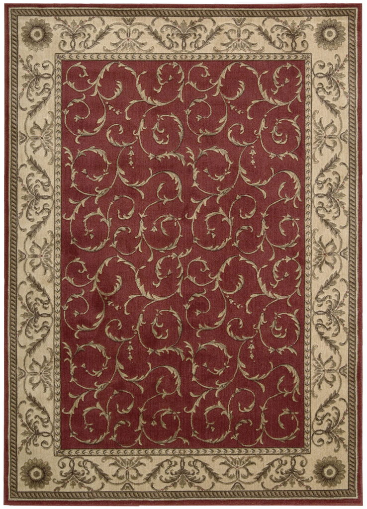 Nourison Somerset ST02 Red Area Rug main image