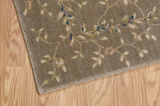Nourison Somerset ST04 Khaki Area Rug 4' X 6' Corner Shot