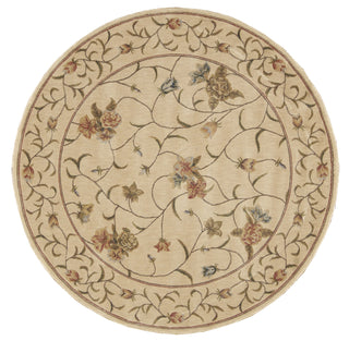 Nourison Somerset ST09 Ivory Area Rug 6' Round