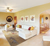 Nourison Somerset ST18 Beige Area Rug 6' X 8' Living Space Shot Feature