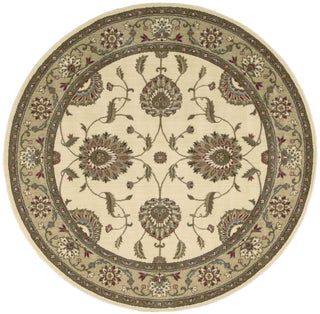 Nourison Somerset ST60 Ivory Area Rug 6' Round