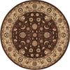 Nourison Somerset ST62 Brown Area Rug Round Image