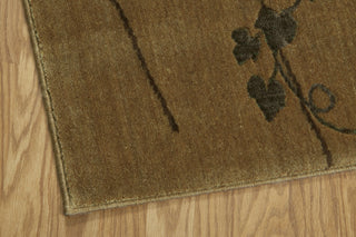 Nourison Somerset ST70 Gold Area Rug 4' X 6' Corner Shot