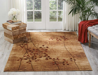 Nourison Somerset ST74 Latte Area Rug Room Image