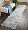 Nourison Somerset ST74 Silver Blue Area Rug Room Image Feature