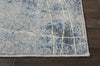 Nourison Somerset ST74 Silver Blue Area Rug Detail Image