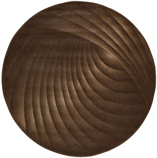 Nourison Somerset ST75 Chocolate Area Rug 6' Round